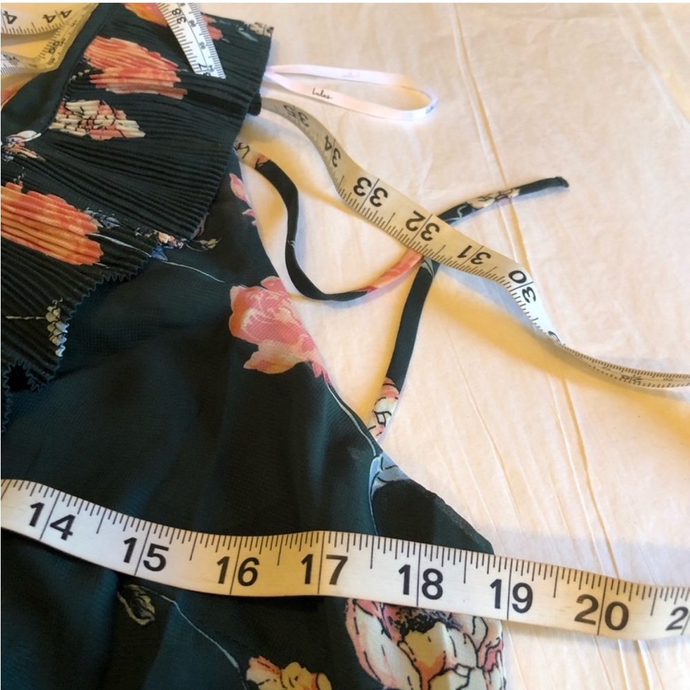 Lulu's Green Floral Maxi Dress - Picture 4 of 8